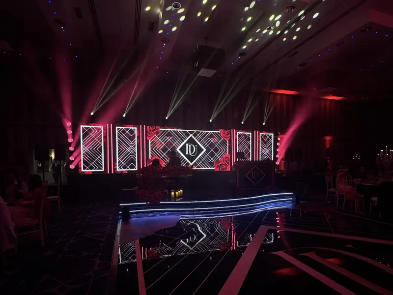 Monogram reception production by Opus AV